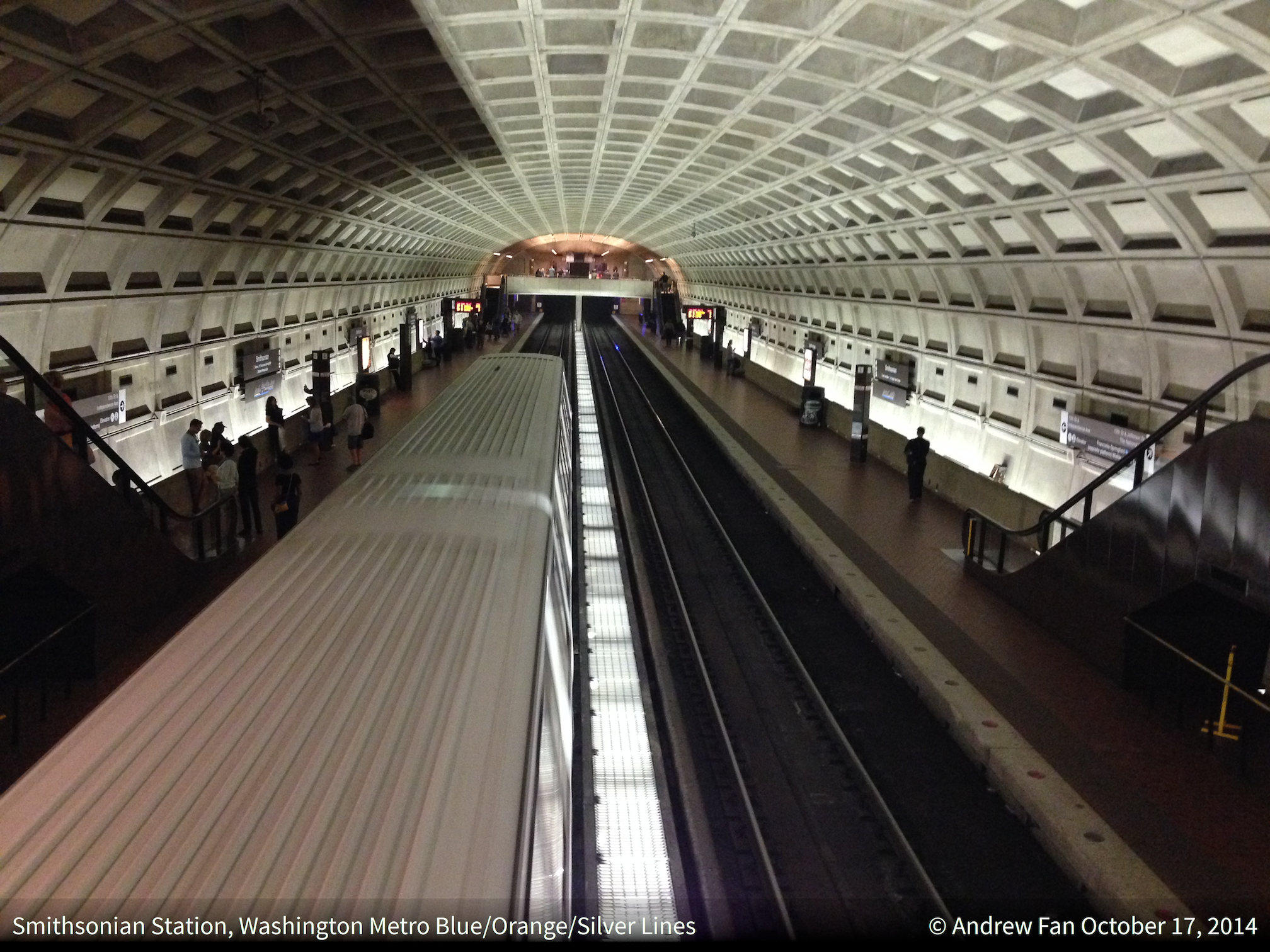 Washington DC Metro at Smithsonian Station