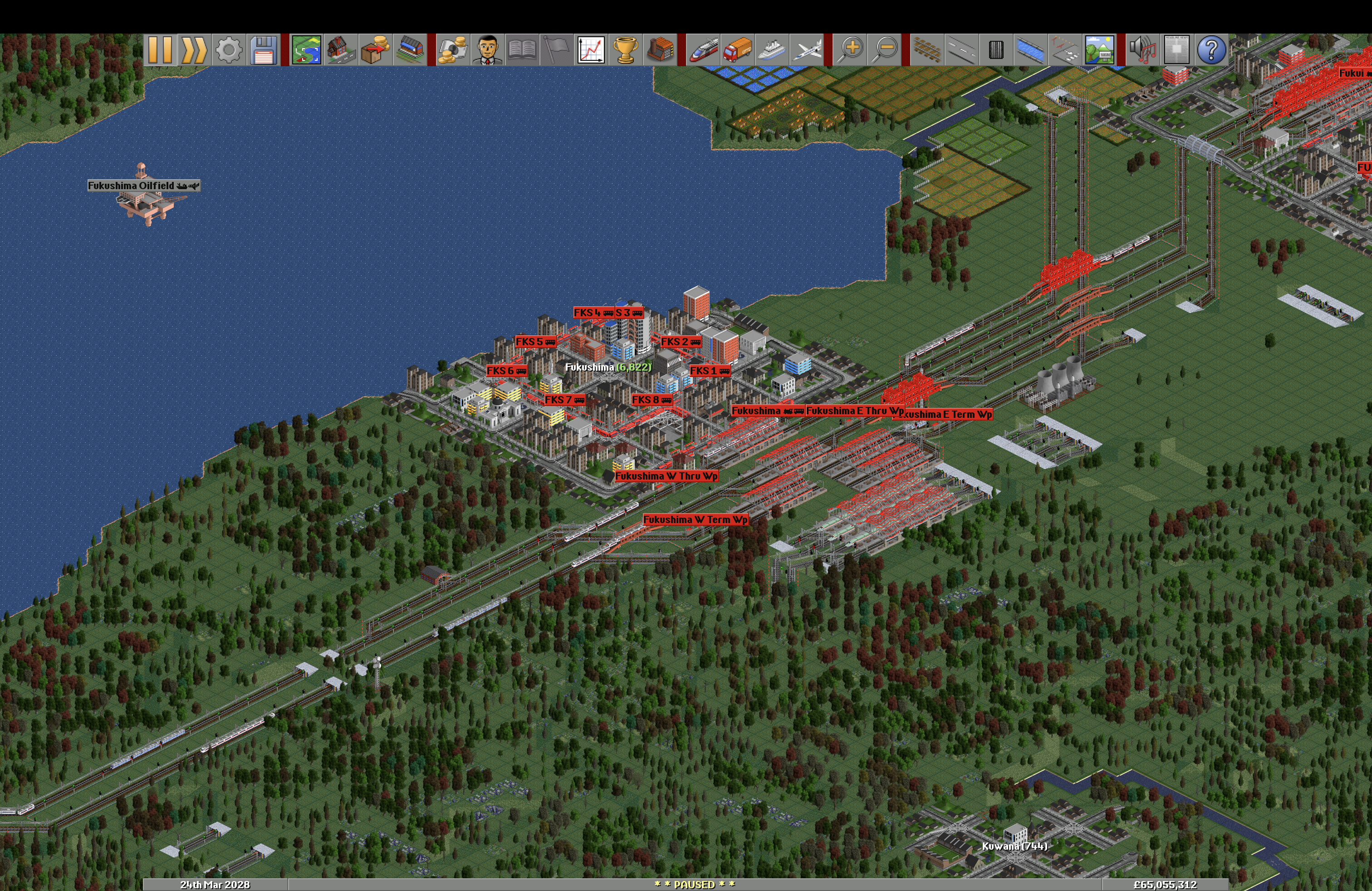 Fukushima, the junction that never saw expansion